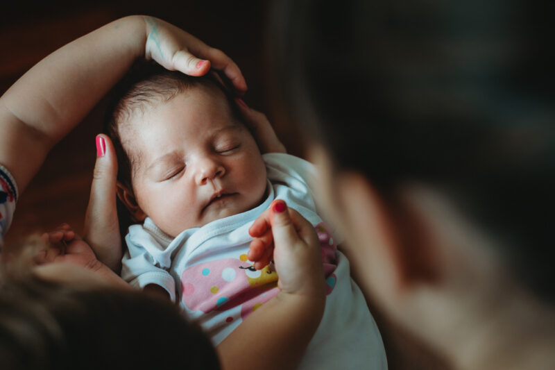 sesja noworodkowa w domu