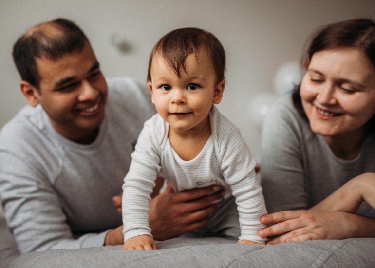 Sesja rodzinna w domu Łódź
