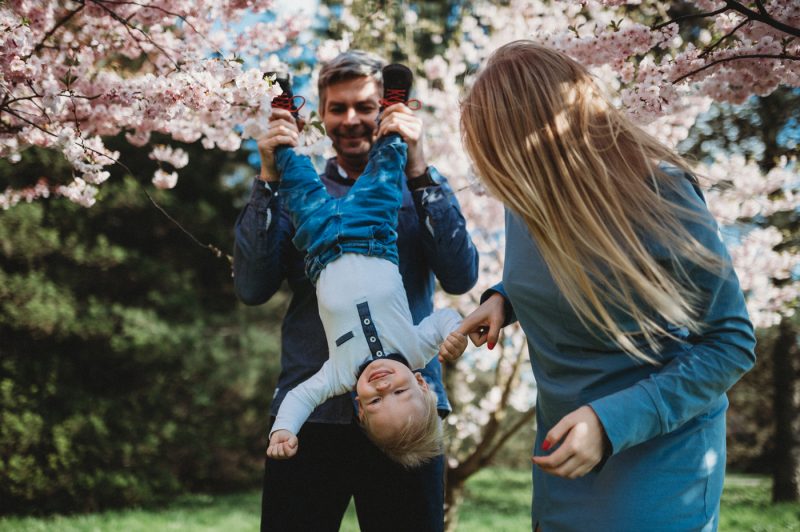 sesja rodzinna w plenerze w Łodzi