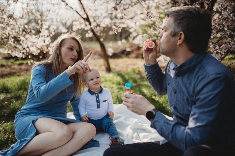 sesja w ogrodzie botanicznym w Łodzi