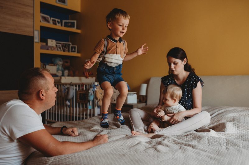 sesja domowa łódź