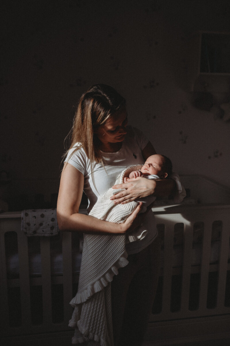 domowa sesja noworodkowa Łódź